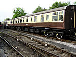 Coach stock on the Bitton Railway