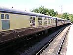 Coach stock on the Bitton Railway