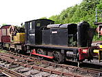 WD 70031 'GRUMPY' spotted on a back line on the AvonValley Railway