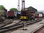 Avon Valley Railway yard.