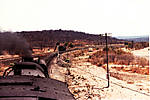 View from the cab roof of a 20th class Garratt