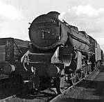 44838 awaits her fate at Crewe South 1965