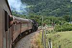 76079 & 33207 approaching Arthog 08-08-08