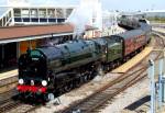 70013 OLIVER CROMWELL at Fratton 30/07/09