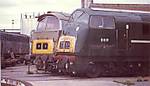 D818 "Glory" + D1015 "Western Champion", Swindon Works