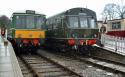 Wirksworth Station With Class 122 And Class 101 Dmu's