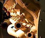 Napier Deltic Diesel engine cutaway