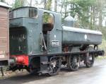 GWR Class 6400 0-6-0PT 6412 at Buckfastleigh on 11th January 2009