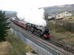 Loco No 45407  "The Lancashire Fusillier" at Diggle