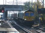 Class 66 No.66576 Hamburg Sud Advantage approaching Nuneaton