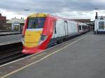 Gatwick Express making slow progress past Clapham Junction