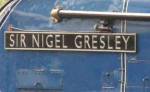 60007  SIR NIGEL GRESLEY NAME PLATE @CREWE .08/11/2008