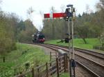 U class 1638 Light Engine- Approaching Kingscote