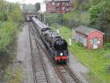 34046 'Braunton' At Exeter Central