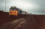 50008 'Thunderer' at 3 Tunnels sidings,Penzance