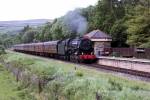 USA 5197 Class S160 arrives Irwell Vale 26.05.2008