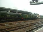 castle class locomotives in gloucester station 16/5/09