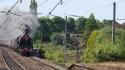 Duchess Passing Through Leyland  Northward Bound.