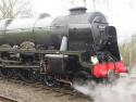 Scots Guardsman At Hellifield.29-3-2014