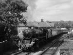 Whitby - Pickering train departs Grosmont