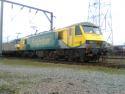 New Paint Job On Class 90,crewe....