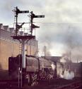 Standard 9f Outside Loughborough Central.