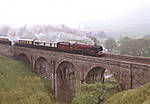 46229 crossing Ais Gill viaduct.