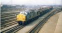 Class 37 Leaving Healey Mills.