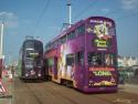 723 And 762, Pleasure Beach, Blackpool Tramway, Uk.