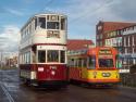 Liverpool 762 And 672+682, Bispham, Blackpool Tramway, Uk.