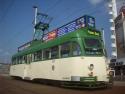 632, Pleasure Beach, Blackpool Tramway, Uk.