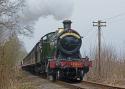 Ex Gwr Heavy Goods Loco 2857 Approaching Bank Farm As It Heads South Towards Arley