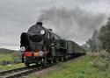 Guest Loco Ex Southern Region 'schools' Class No. 925 Cheltenham Seen Here Approaching Borle Viaduct