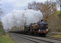 Plenty Of Steam From The Panniers At Water Orton.