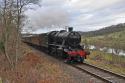 42968 Passes Along The River Severn Crossing The Shropshire/worcestershire Border