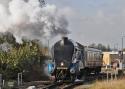 Bittern Steams Out Of Tyseley Loco Works