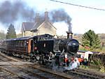 the train now leaving Highley............