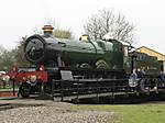 4965 Rood Ashton Hall. Didcot turntable. 15.03.08