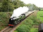 Braunton approaches Crowcombe. 25.10.08