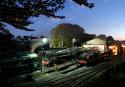 Ropley Shed at dusk - Mid-Hants Railway - 08.09.12