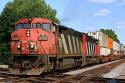 Canadian National Railway Double-stack Container Train