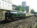 Clan Line Arrives Back At London Victoria 3rd. May 2014