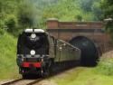 City Of Wells Exits Sharpthorne Tunnel, Bluebell Railway 08 07 2017