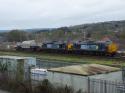 37667 And 37607 At Exeter Riverside.