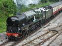 34046 'Braunton' Running As 34052 'Lord Dowding' At Churston.