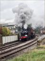 Coal Tank Leaving Keighley With Vintage Coachs