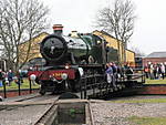 4965.Rood Ashton Hall reversing from Didcot turntable.15.03.08.