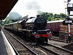 6201.Princess Elizabeth.Arriving at Bewdley.14.06.08.