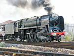 71000 Duke of Gloucester leaves Exeter.28.05.07.