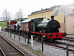 Kilmersdon with demo freight.Washford.WSRly Gala.08.03.2008.